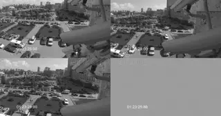 Установка систем видеонаблюдения на парковке в Гусе-Хрустальном в октябре